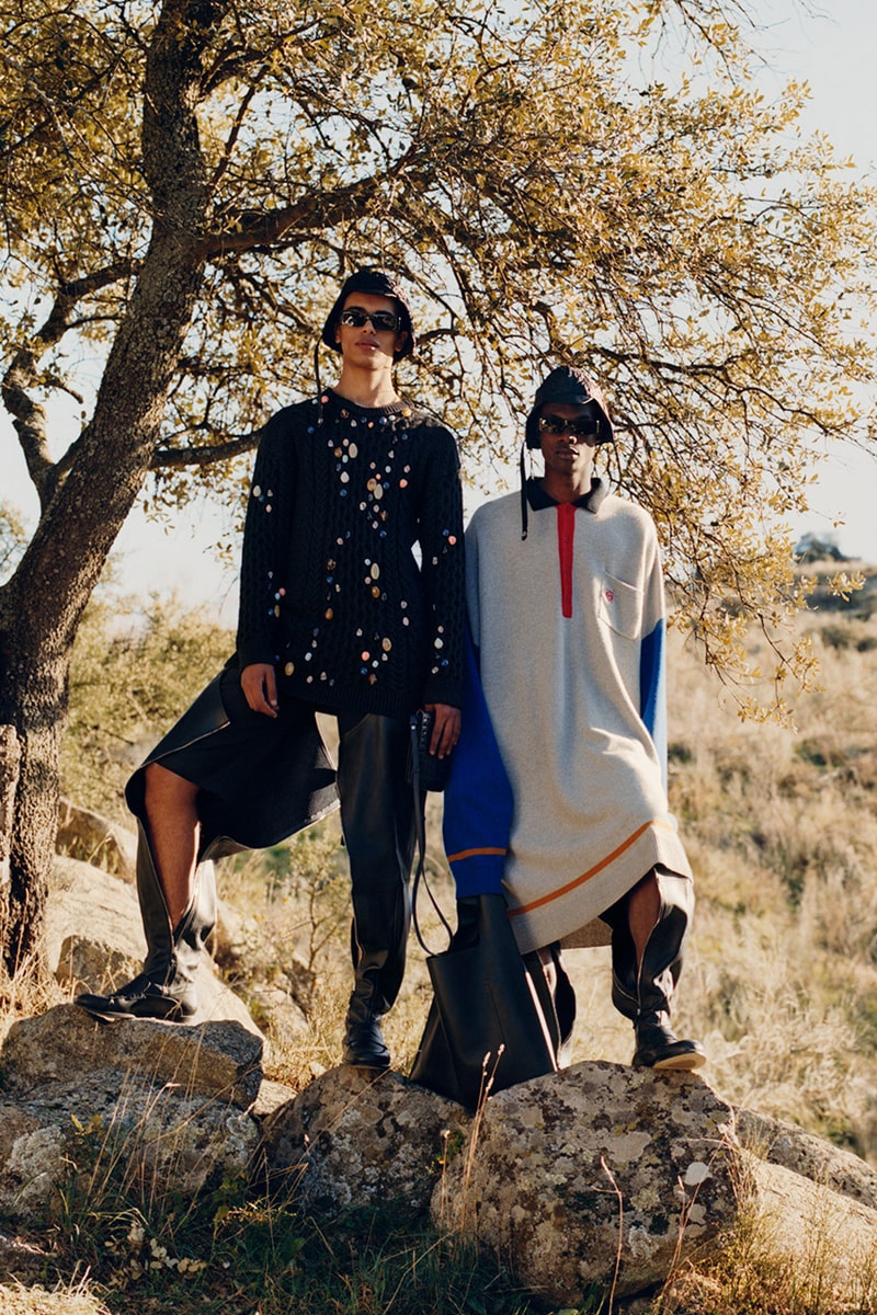 LOEWE Fall/Winter 2019 Collection Lookbook Tyler Mitchell Jonathan Anderson Benjamin Bruno toledo spain Piedra del Rey Moro Museo de Santa Cruz unesco world heritage site deconstruction tailored garments