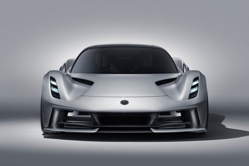 Lotus Evija Silver Red Black Blue Hypercar