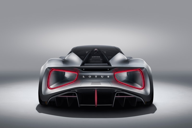 Lotus Evija Silver Red Black Blue Hypercar