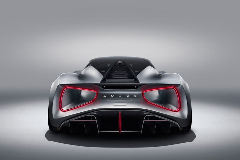 Lotus Evija Silver Red Black Blue Hypercar