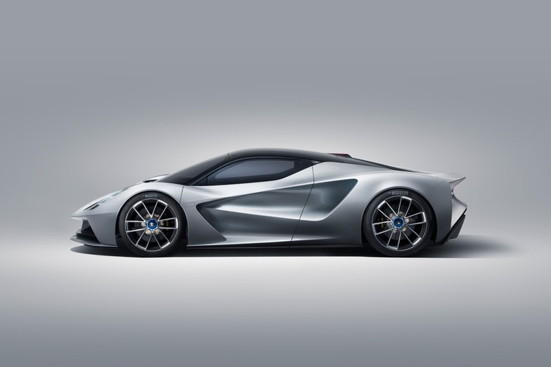 Lotus Evija Silver Red Black Blue Hypercar