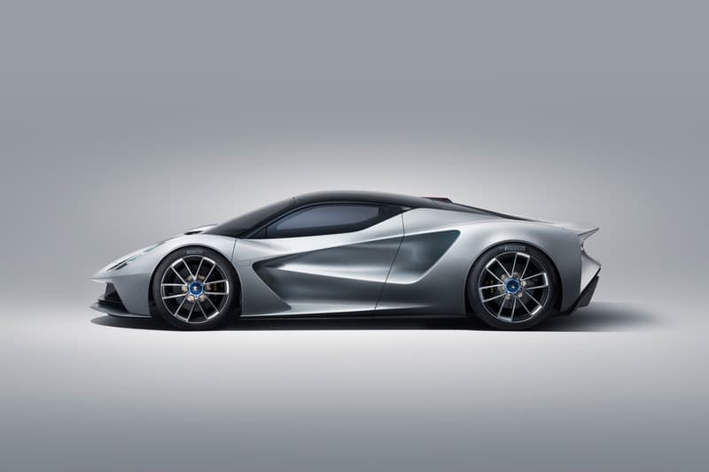 Lotus Evija Silver Red Black Blue Hypercar