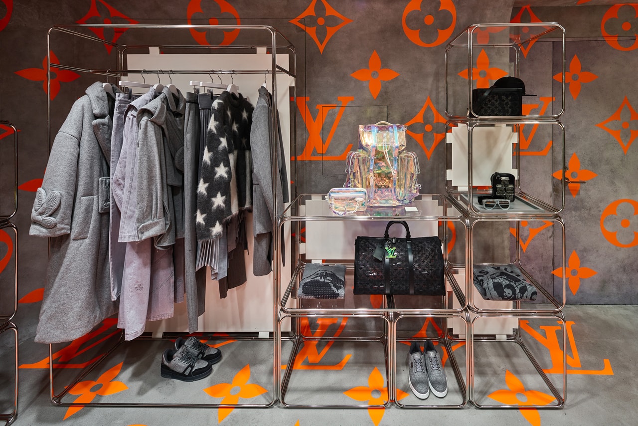 Louis Vuitton Fall/Winter 2019 Pop-Up at DSMG dover street market ginza fw19 lv virgil abloh inside look collection july
