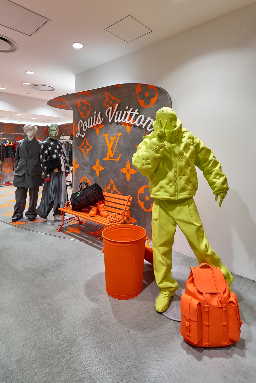 Louis Vuitton Fall/Winter 2019 Pop-Up at DSMG dover street market ginza fw19 lv virgil abloh inside look collection july