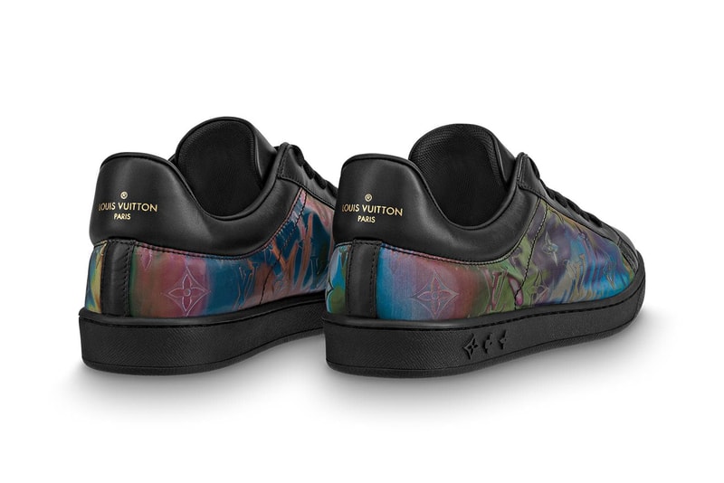 Louis Vuitton Iridescent Luxembourg Rivoli Sneaker Release Virgil Abloh LV Monogram 