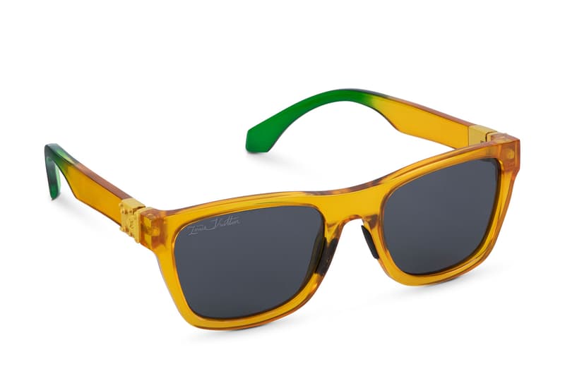 Louis Vuitton LV Rainbow Sunglasses Virgil Abloh Pilot Square Spring Summer 2019 Paris Accessories Shades Eyewear Lens temple
