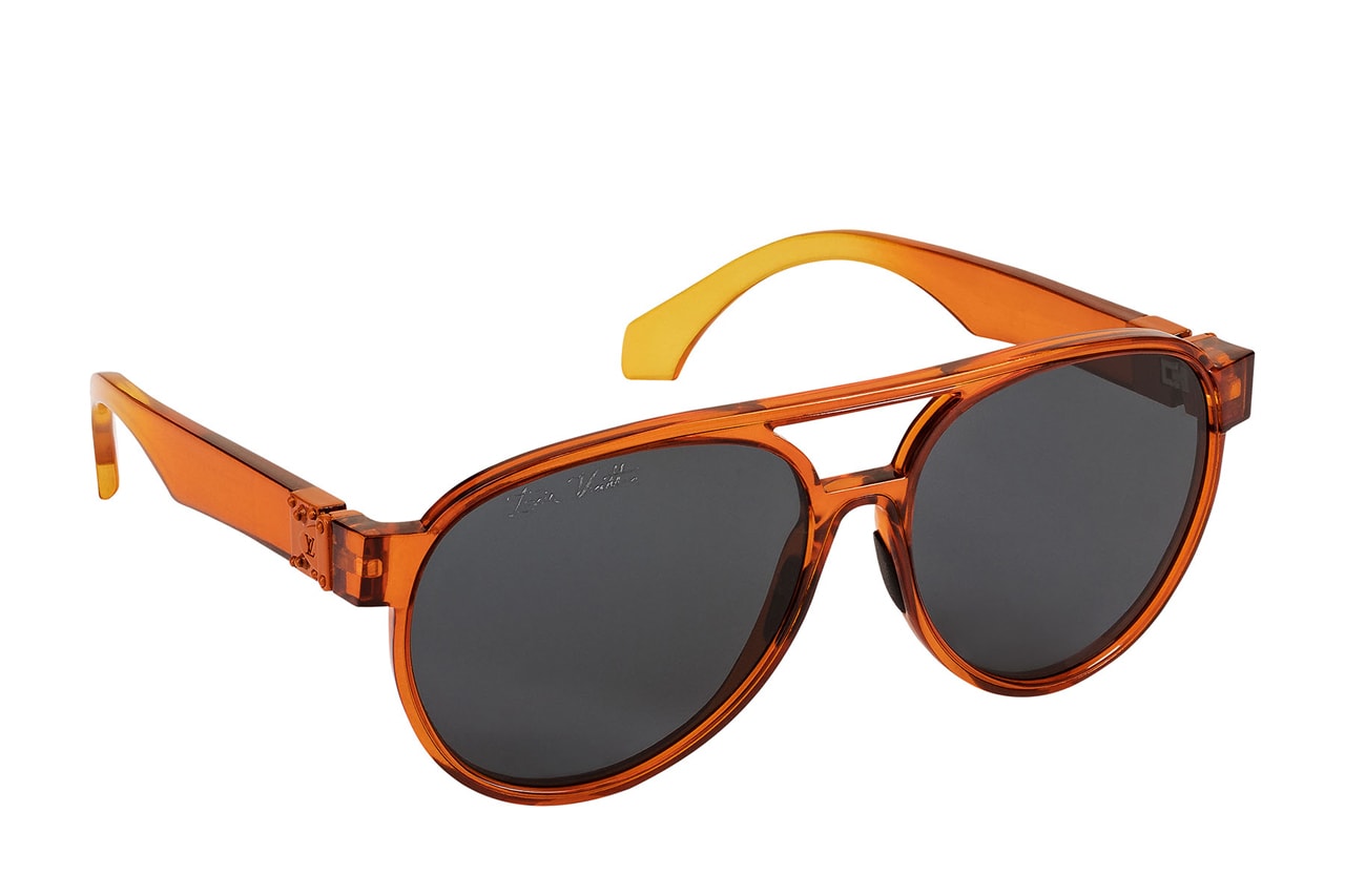Louis Vuitton LV Rainbow Sunglasses Virgil Abloh Pilot Square Spring Summer 2019 Paris Accessories Shades Eyewear Lens temple 
