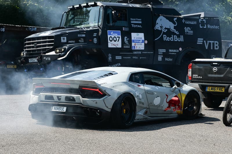 Mad Mike Red Bull Lamborghini Huracán NIMBUL Drift Car Goodwood Festival of Speed 2019 First Look Custom Build Supercar Hypercar Dakar Rally winner Eduard Nikoleav 9,500 kg KAMAZ MASTER truck Russian Military Interview Video Youtube