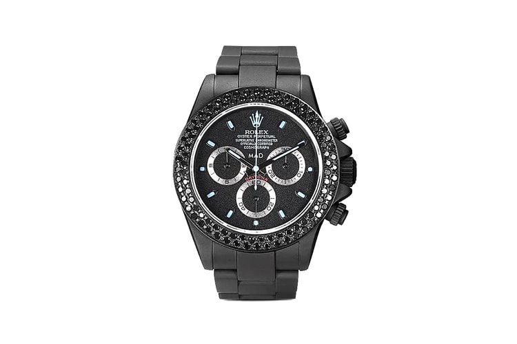 MAD Paris Delivers Stealth-Black Sapphire-Encrusted Rolex Daytona