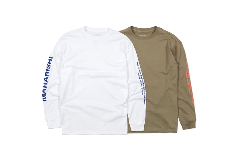 maharishi NYC Tour Capsule Collection Jackets Long Sleeves Crew Necks Wool Dragon Lady Liberty Black Orange Maroon Brown Gray White