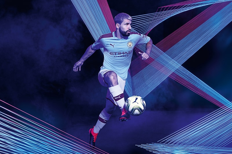 puma manchester city away jersey home kit hacienda industrial revolution bugzy malone pep guardiola football soccer record breaking deal details first look release information