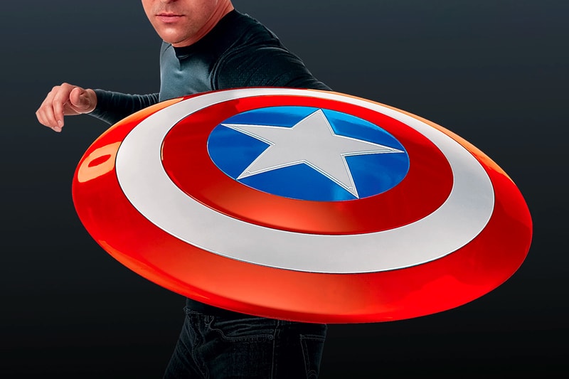 Marvel 80th Anniversary Captain America Shield full size scale cinematic universe chris evans steve rogers hasbro toys replica collectibles