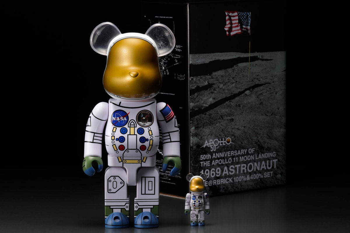 Medicom Toy Sacai NASA master-piece Bearbrick Release Dr. Woo figures collectibles space Apollo 11 