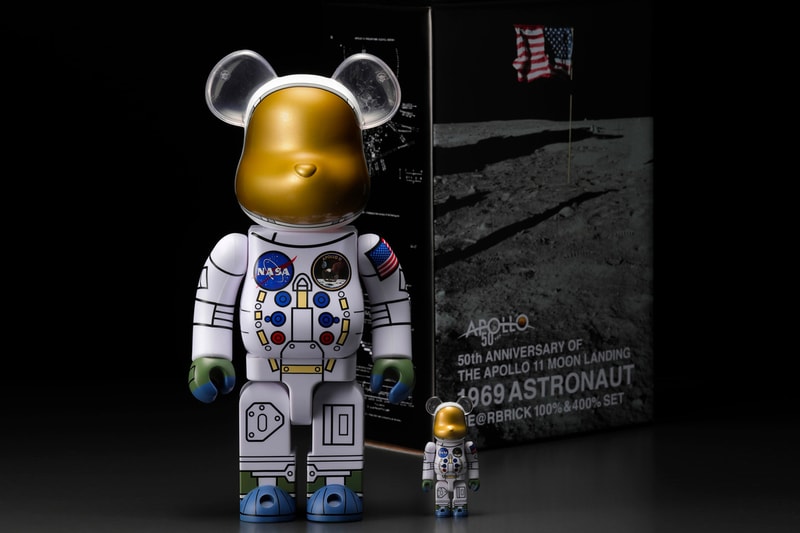 Medicom Toy Sacai NASA master-piece Bearbrick Release Dr. Woo figures collectibles space Apollo 11 