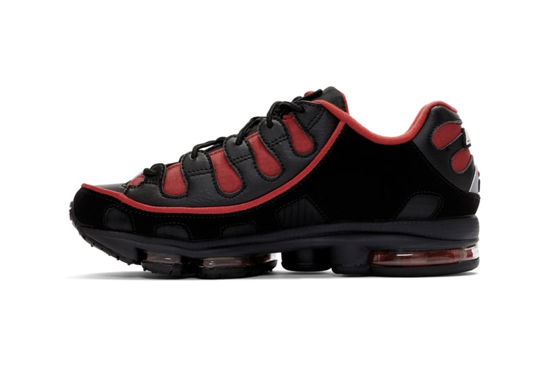 MSGM x Fila Edition Silva Trainer Sneakers Release Information Black Red White Neon Yellow Ripstop Faux Leather Faux Suede 3M Reflective Tonal Trim 2A Technology