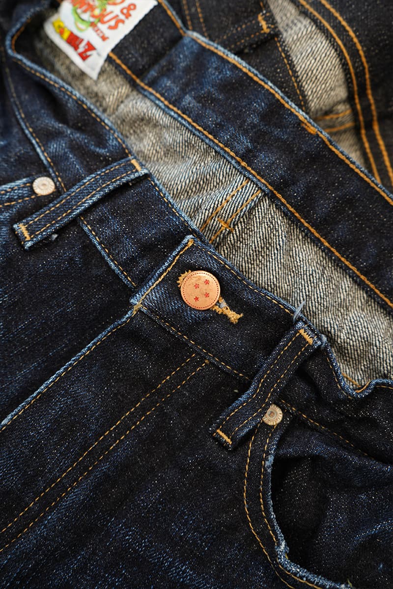 Naked and Famous Denim Dragon Ball Z Vegeta Jeans Release Teaser First Look Preview Information Cop Capsule Collection Super Saiyan Selvedge Raw