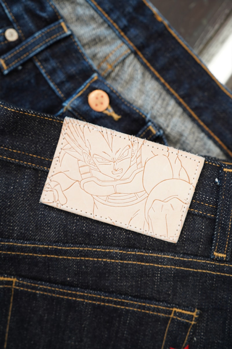 Naked and Famous Denim Dragon Ball Z Vegeta Jeans Release Teaser First Look Preview Information Cop Capsule Collection Super Saiyan Selvedge Raw 