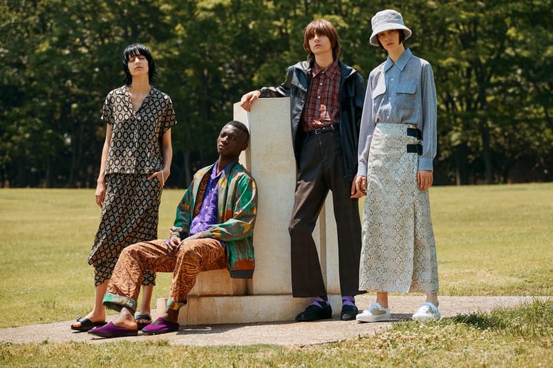 NEEDLES SS20 Delivers Colorful Suits and Paint-Splattered Workwear