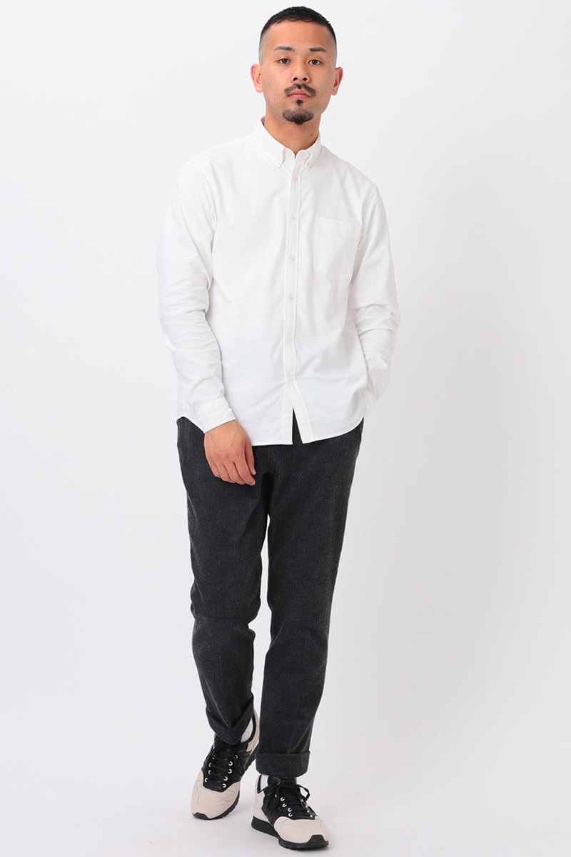 BEAMS PLUS New Balance CM996 Bespoke Capsule apparel corduroy saddle shoes black neutral white beige eyelets leather suede nubuck tonal stitching eyelets single vent 3 pockets 