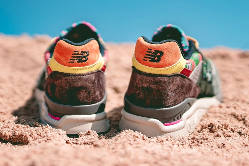 New Balance M997PAL M998AWK Made In USA multicolor black beige suede encap abzorb navajo americana hand made floral victorian 70s sneakers footwear 