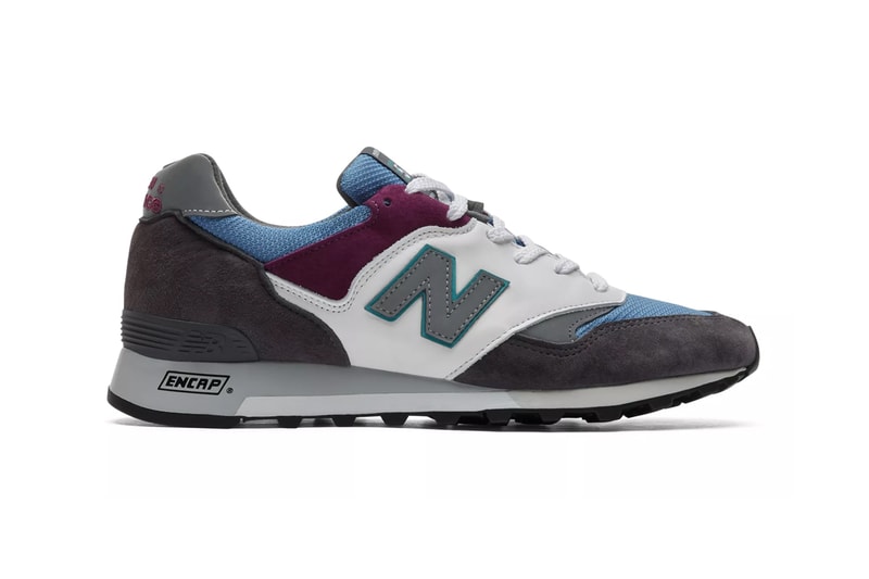 new balance made in uk 577 mountain wild sneaker release dark grey blue white colorway summer 2019 pigskin suede leather rubber