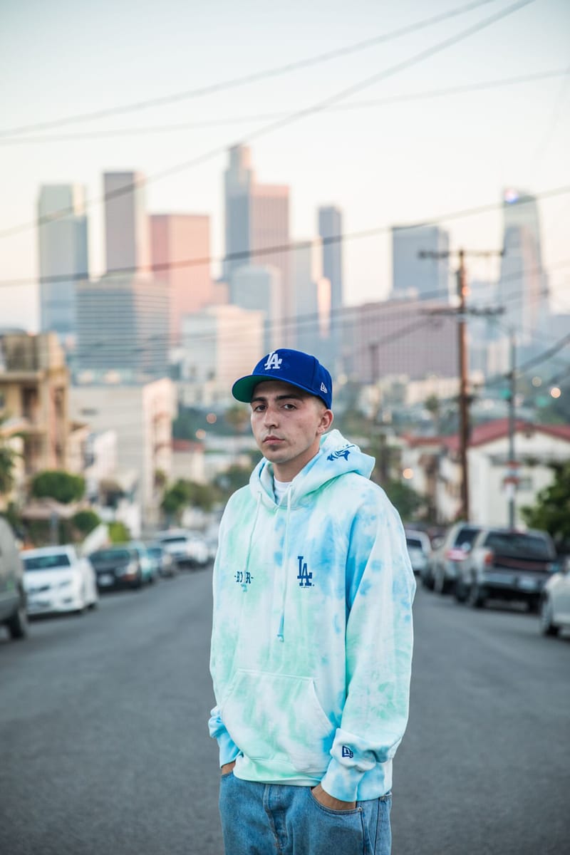 la dodgers blue fitted cap