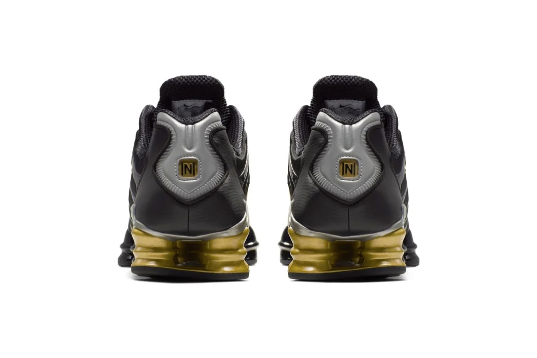 Neymar x Nike Shox TL Black Gold Release Info paris saint germain football soccer sneakers shoes 2000 throwback