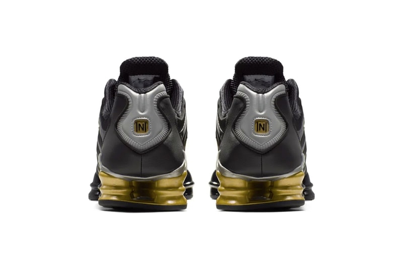 Neymar x Nike Shox TL Black Gold Release Info paris saint germain football soccer sneakers shoes 2000 throwback