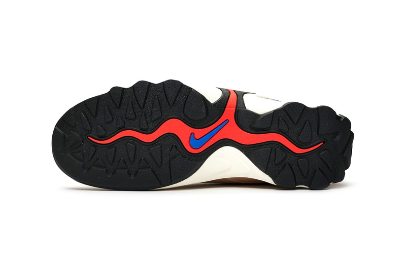 nike acg air skarn sneaker silhouette first look release details info red navy racer blue sand brown air max 97 sneakersnstuff buy cop purchase order