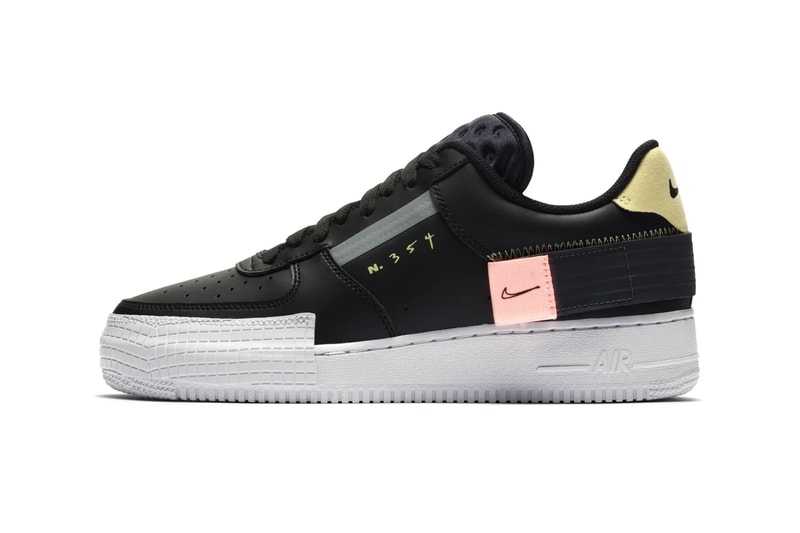 Nike huarache AF1-Type & Drop-Type LX "Pink Tint" Pack release drop info air force 1  N.354 collection Av6697-001 CI0054-001 Black Anthracite-Pink Tint deconstructed