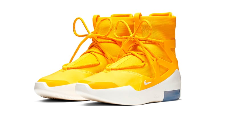 fear of god shoes yellow