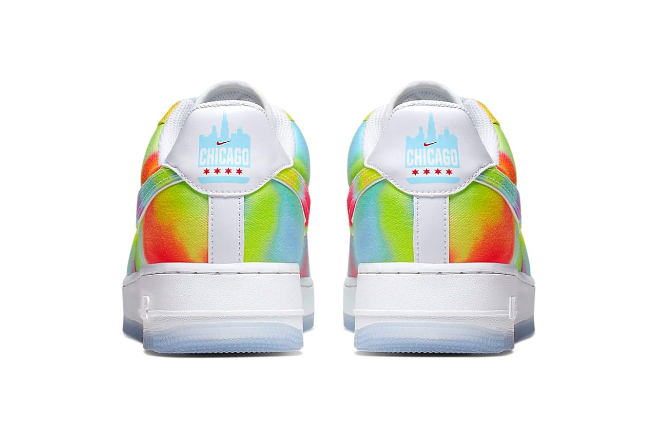 air force 1 chicago tie dye