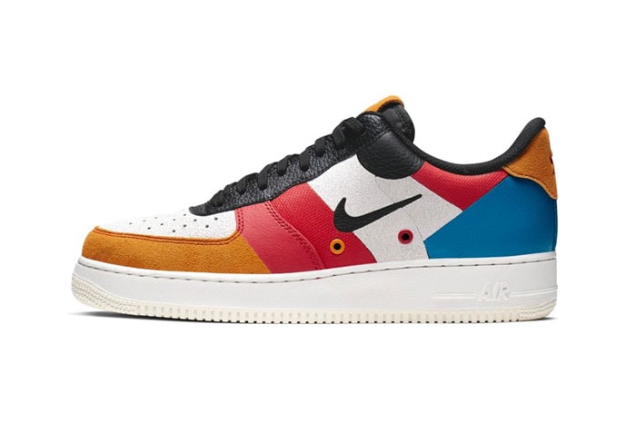 Nike AIR FORCE 1 '07 PRM 1-CI0065-101 Release colorblocked sneakers tennis footwear shoes trainers 