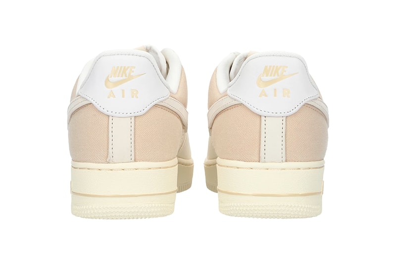 Nike Air Force 1 07 PRM 3 PALE IVORY LIGHT CREAM Release drop date info price CI1116-100 sportswear footwear shoes sneakers canvas