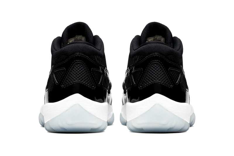 Nike Air Jordan 11 XI Low I.E. "Black/Dark Concord" Sneaker Release Information Cop Online Drop Date How To Buy Patent Icy Outsole "Space Jam"
