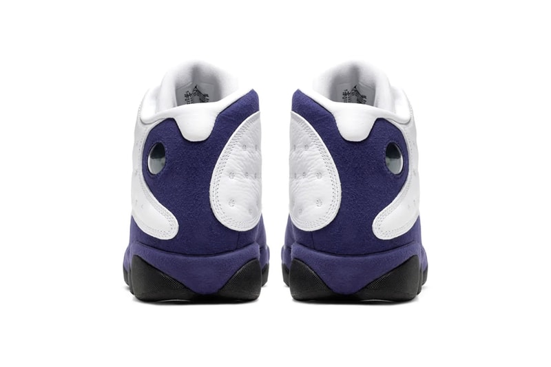 Air Jordan 13 "White/Court Purple" Release Info drop date snkrs app nike jordan brand mj michael lakers colors Air Jordan XIII