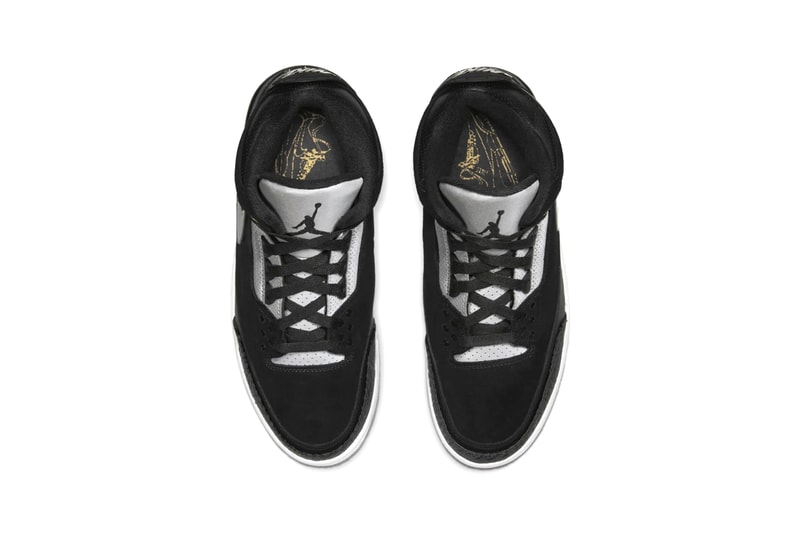 Nike Air Jordan 3 Retro Tinker Hatfield "Black/Cement Grey" Release Information Suede Leather 3M For Sale Swoosh Michael Jordan