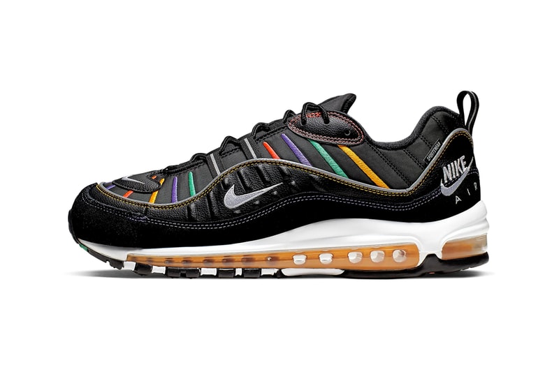 nike air max 98 windbreaker pack Black Kinetic Green Psychic Purple Flash Crimson