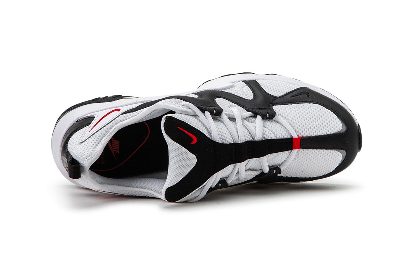 Nike Air Max Graviton White Black Chunky 90s 2013 retro mesh 3M detail leather suede Swoosh footwear sneaker red 