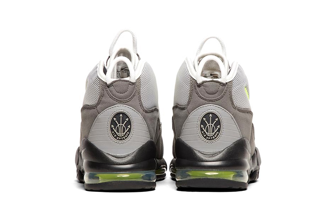 nike air max uptempo 95 qs trainer sneakers black volt dust dark pewter colorway release 