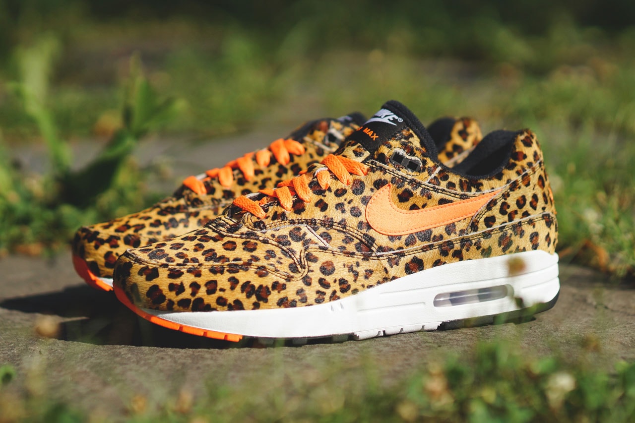 atmos x Nike Air Max 1 “Animal 3.0” Pack nyc leopard cheetah giraffe swoosh new york sneaker shoe tiger
