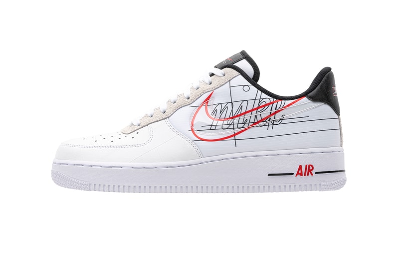 Nike "Evolution of The Swoosh" sunburst script chain Packs Foot Locker release info collection buy air force one plus tn react element 55 colorways