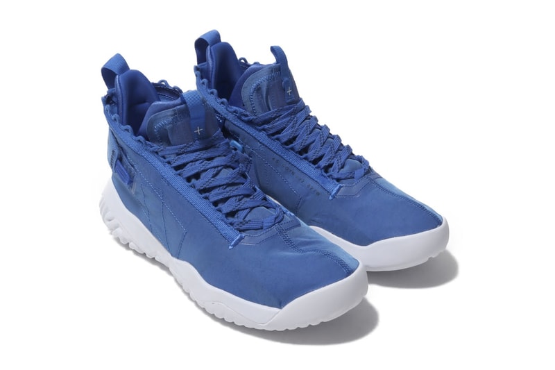 Nike Jordan Proto React Hyper Royal Obsidian White sole midsole velcro strap 23 jumpman logo velcro ripstop neoprene sockliner 000 sneaker footwear