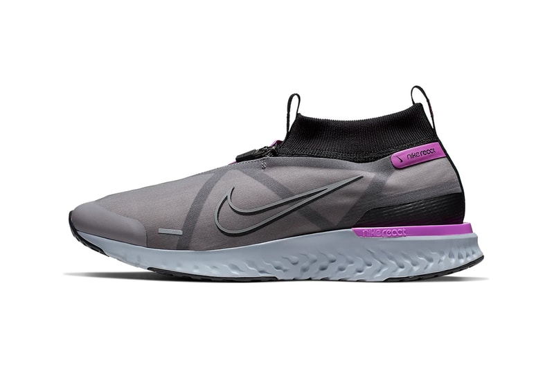 nike react city release black hyper violet purple gunsmoke grey colorway drop info  