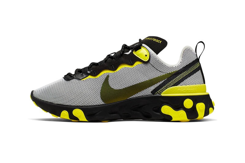 Nike React Element 55 Dynamic Yellow Release Info CK1686-001