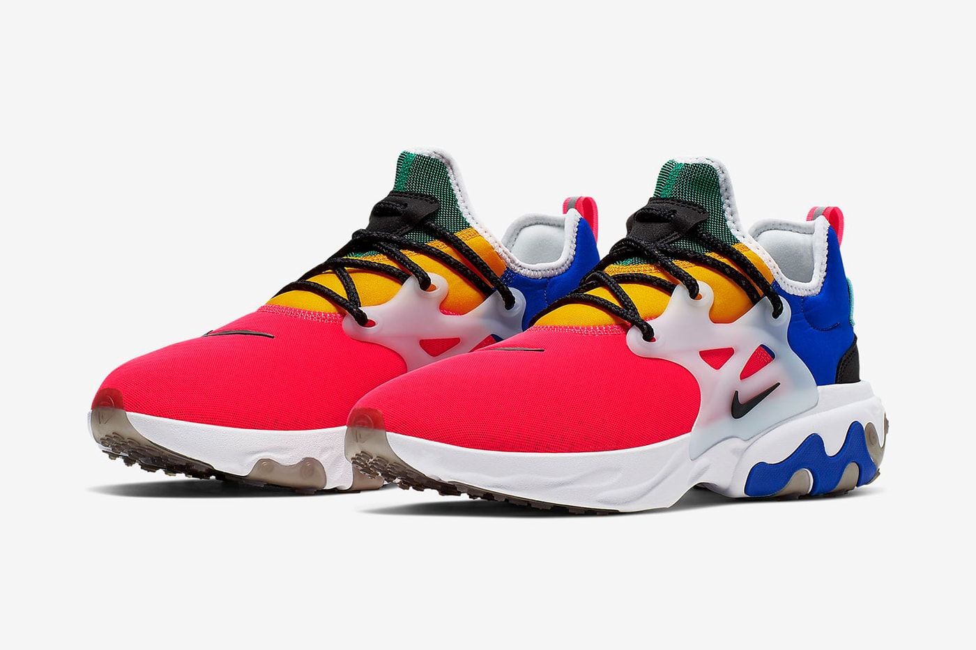 Nike React Presto Track Red Racing Blue Black CK2956-601 Shoes Sneakers Trainers Shoes kicks fashion 