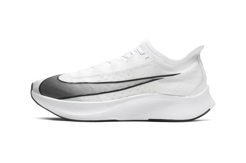 Nike Zoom Fly 3 Racer Blue Wolf Grey Black Pumice White Atmosphere Grey colorways tpu uppers react midsole vaporweave fastening lacing duo toned colorblock running time stamp