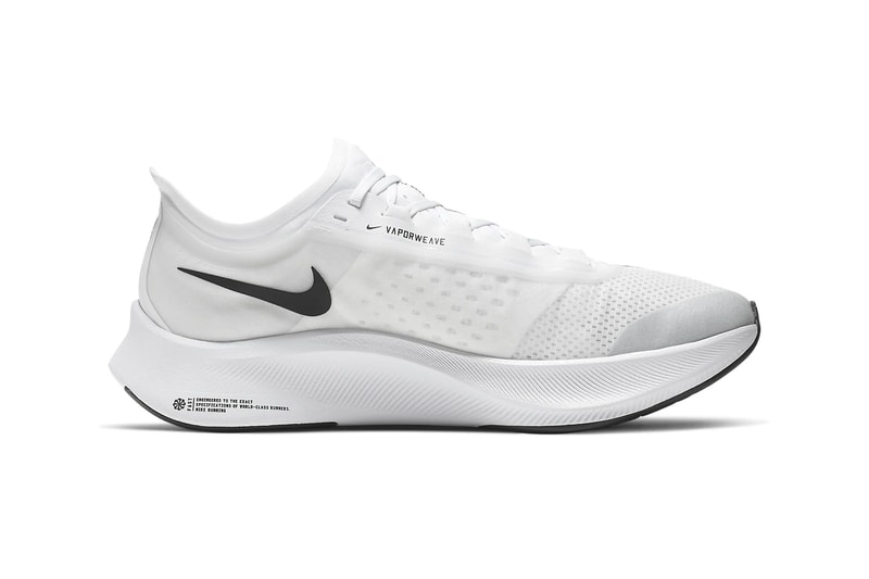 Nike Zoom Fly 3 Racer Blue Wolf Grey Black Pumice White Atmosphere Grey colorways tpu uppers react midsole vaporweave fastening lacing duo toned colorblock running time stamp