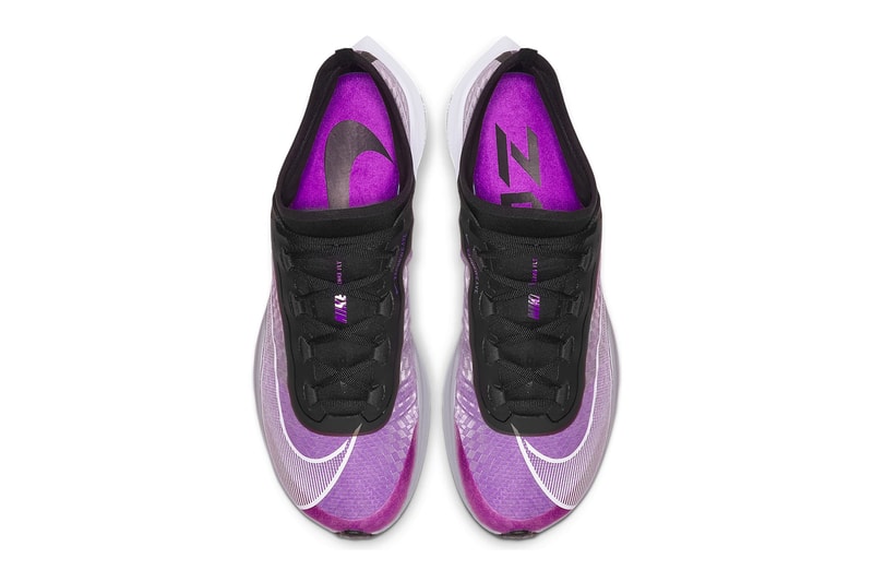 Nike Zoom Fly 3 Racer Blue Wolf Grey Black Pumice White Atmosphere Grey colorways tpu uppers react midsole vaporweave fastening lacing duo toned colorblock running time stamp