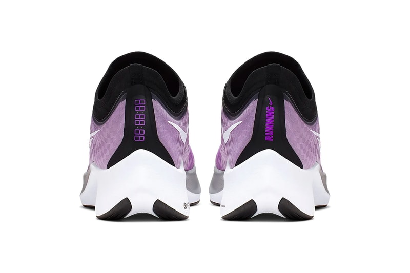Nike Zoom Fly 3 Racer Blue Wolf Grey Black Pumice White Atmosphere Grey colorways tpu uppers react midsole vaporweave fastening lacing duo toned colorblock running time stamp